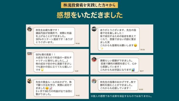 林流投資術の実績