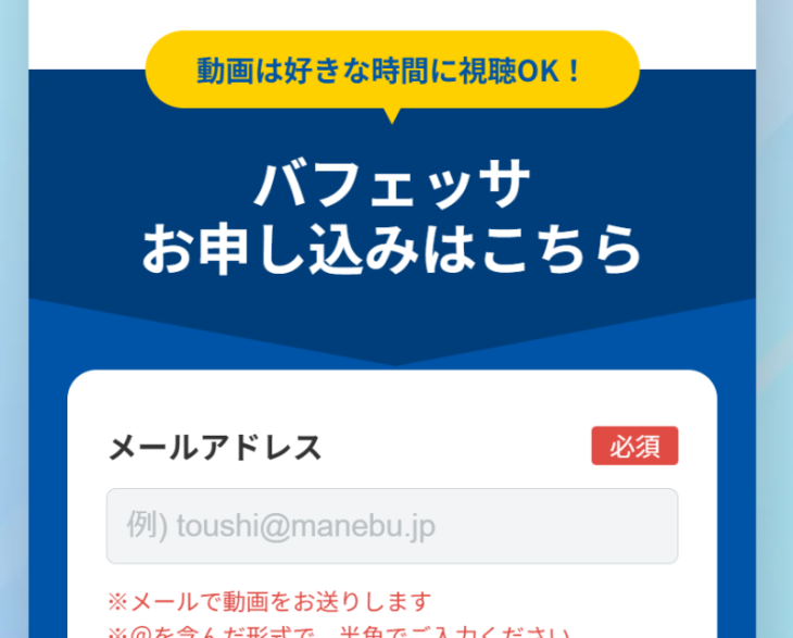 バフェッサの利用方法