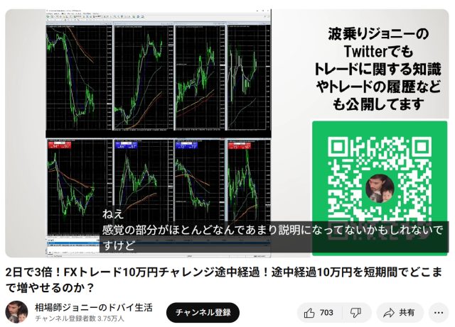 10万円チャレンジの投資手法解説動画
